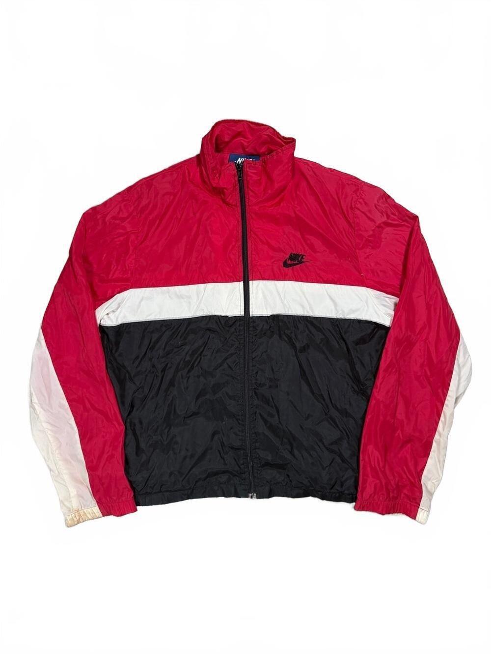 Vintage 80s Nike Colorblock Windbreaker Jacket Large